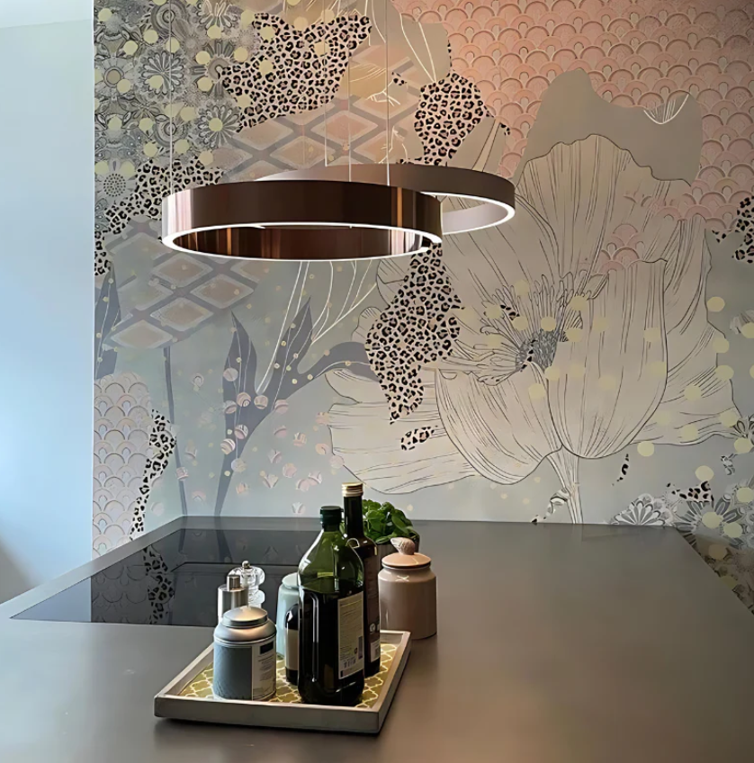 LumaVerse | Elegant Justerbar Loftslampe Hvid Sort | Vanero