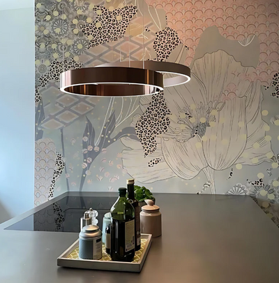 LumaVerse | Elegant Justerbar Loftslampe Hvid Sort | Vanero
