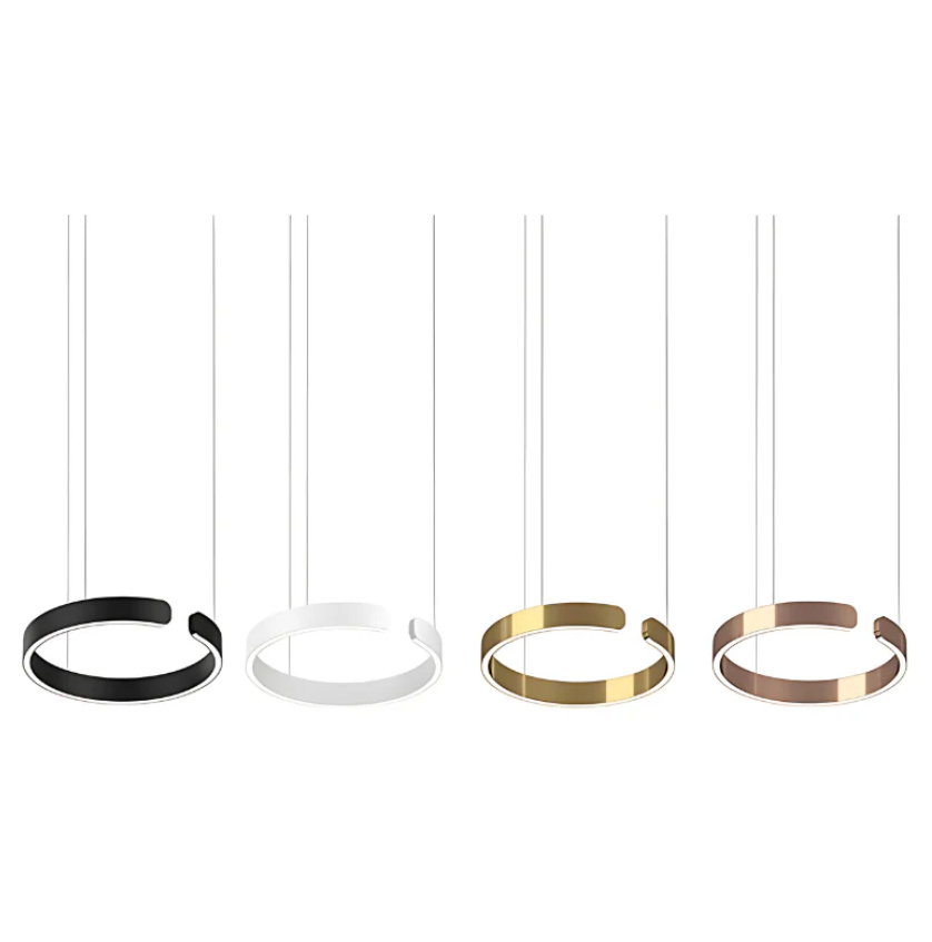 LumaVerse | Elegant Justerbar Loftslampe Hvid Sort | Vanero