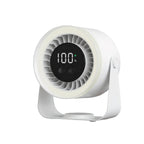 Bordventilator | Genopladelig ABS Ventilator Med 10 Hastigheder | Hjem Kontor Og Rejse | Vanero