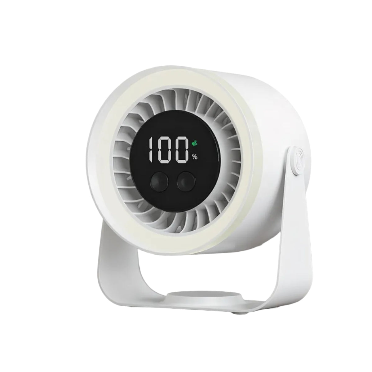Bordventilator | Genopladelig ABS Ventilator Med 10 Hastigheder | Hjem Kontor Og Rejse | Vanero
