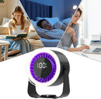 Bordventilator | Genopladelig ABS Ventilator Med 10 Hastigheder | Hjem Kontor Og Rejse | Vanero