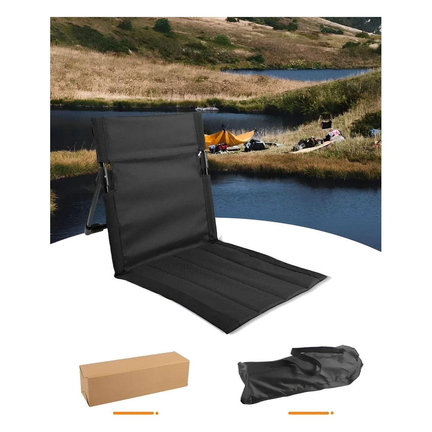 CampRelax Sammenklappelig Udendørsstol | Letvægts Siddepladser | Vanero