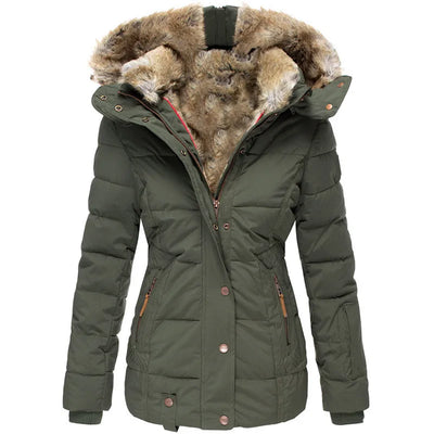 Aisa | Lang vinterfrakke Dame Regular Fit - Sort | Vanero