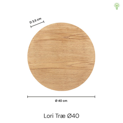 Lori Væglampe | Ø40 Træ | Vanero