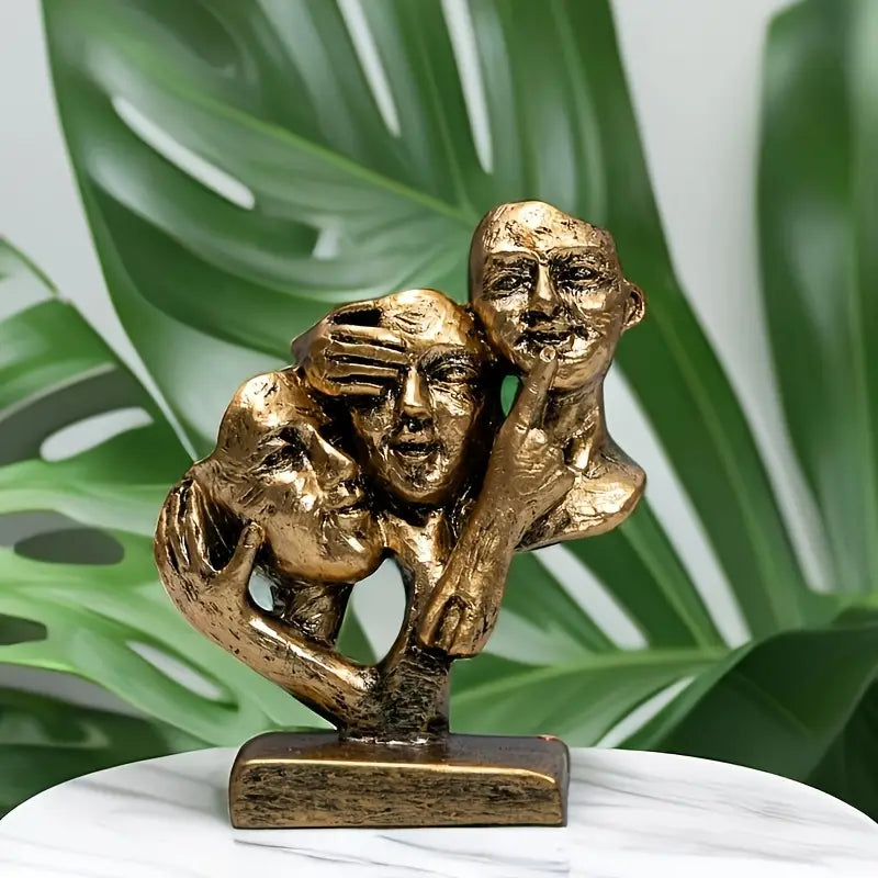 LuxeCraft | Vintage & Kreativ Guldfigur Dekoration | Vanero