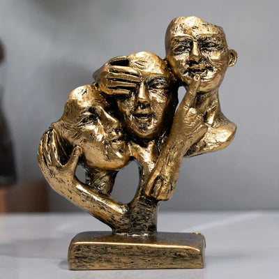 LuxeCraft | Vintage & Kreativ Guldfigur Dekoration | Vanero