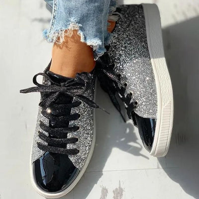 Marien | Moderigtige sneakers med glitter | Vanero