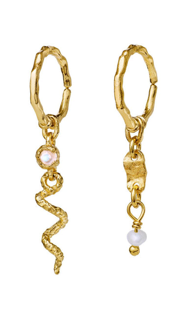 Maanesten Øreringe - Evelyn | Gold Colour | Vanero