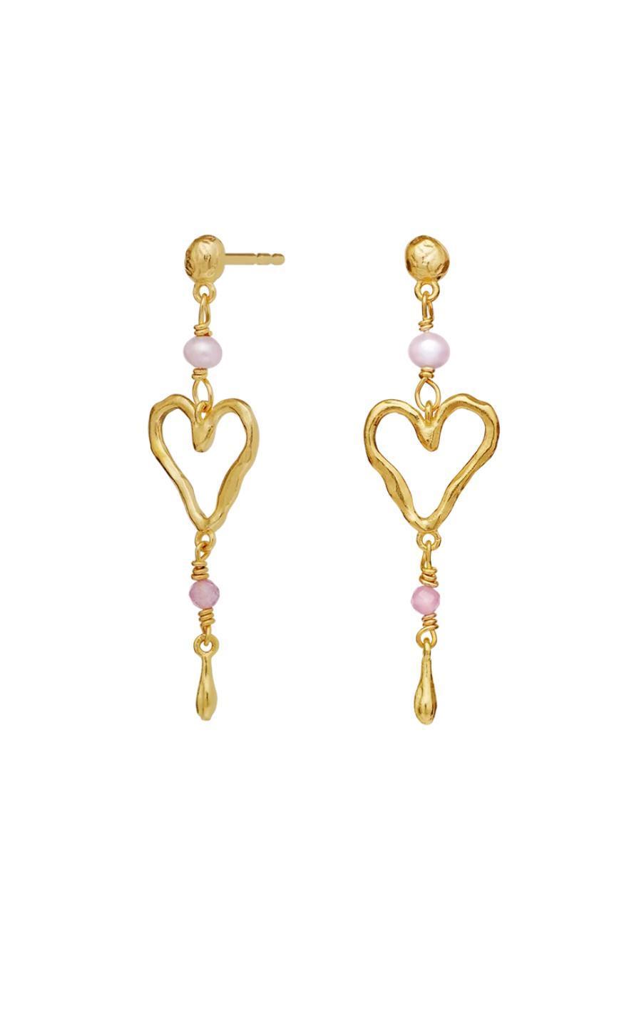 Maanesten Øreringe - Sabi | Gold Colour | Vanero