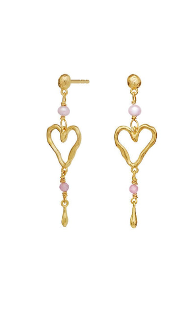 Maanesten Øreringe - Sabi | Gold Colour | Vanero