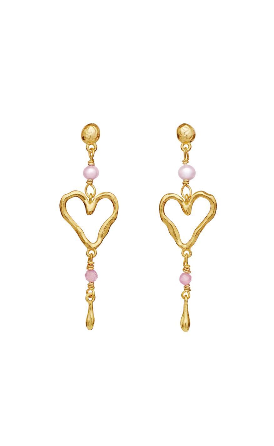 Maanesten Øreringe - Sabi | Gold Colour | Vanero