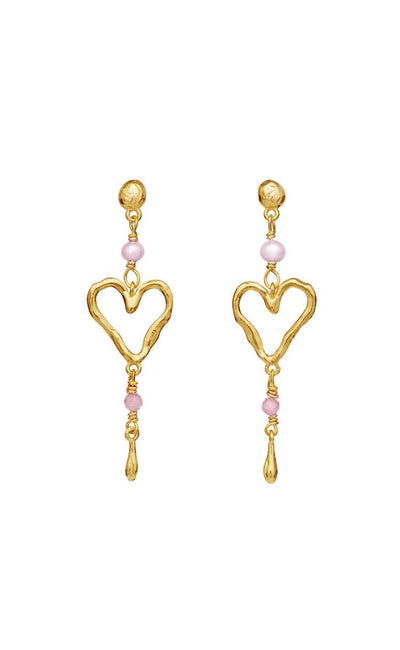 Maanesten Øreringe - Sabi | Gold Colour | Vanero