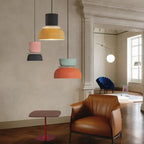 Pendellampe Med Farveblokdesign | Metal Loftlampe Med E27 Fatning | Indendørs Belysning | Vanero