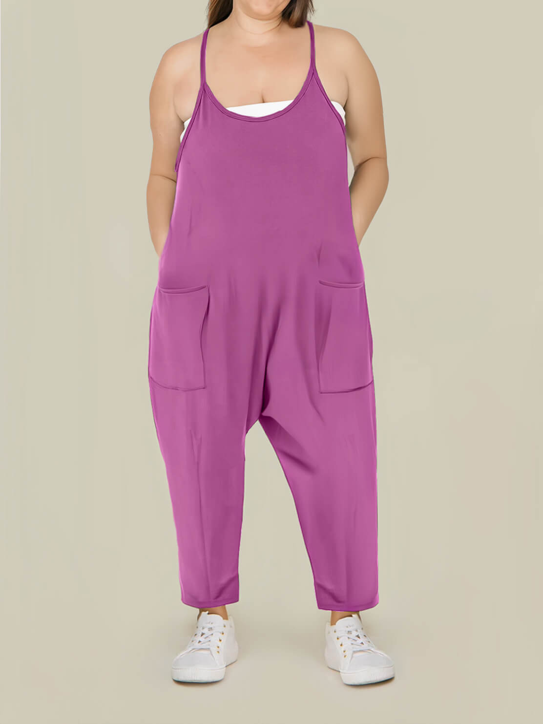 Jumpsuit med Elastisk Talje | Afslappet Pasform i Let Konstruktion | Hverdagsbrug & Fritid | Vanero
