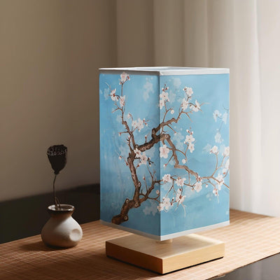 Osaka Lamp | Dæmpbar firkantet bordlampe i japansk stil l Vanero