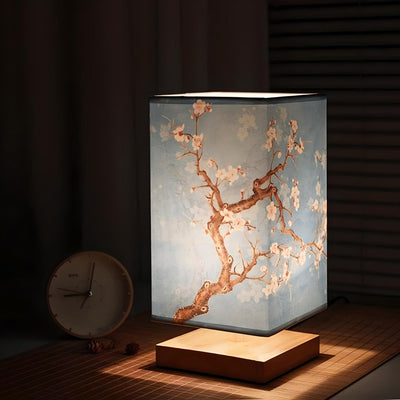 Osaka Lamp | Dæmpbar firkantet bordlampe i japansk stil l Vanero