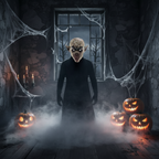 Voksen Monster Halloween Maske | Heldækkende Horror Design | Kostumetilbehør Til Karneval, Maskerade & Temafester | Vanero
