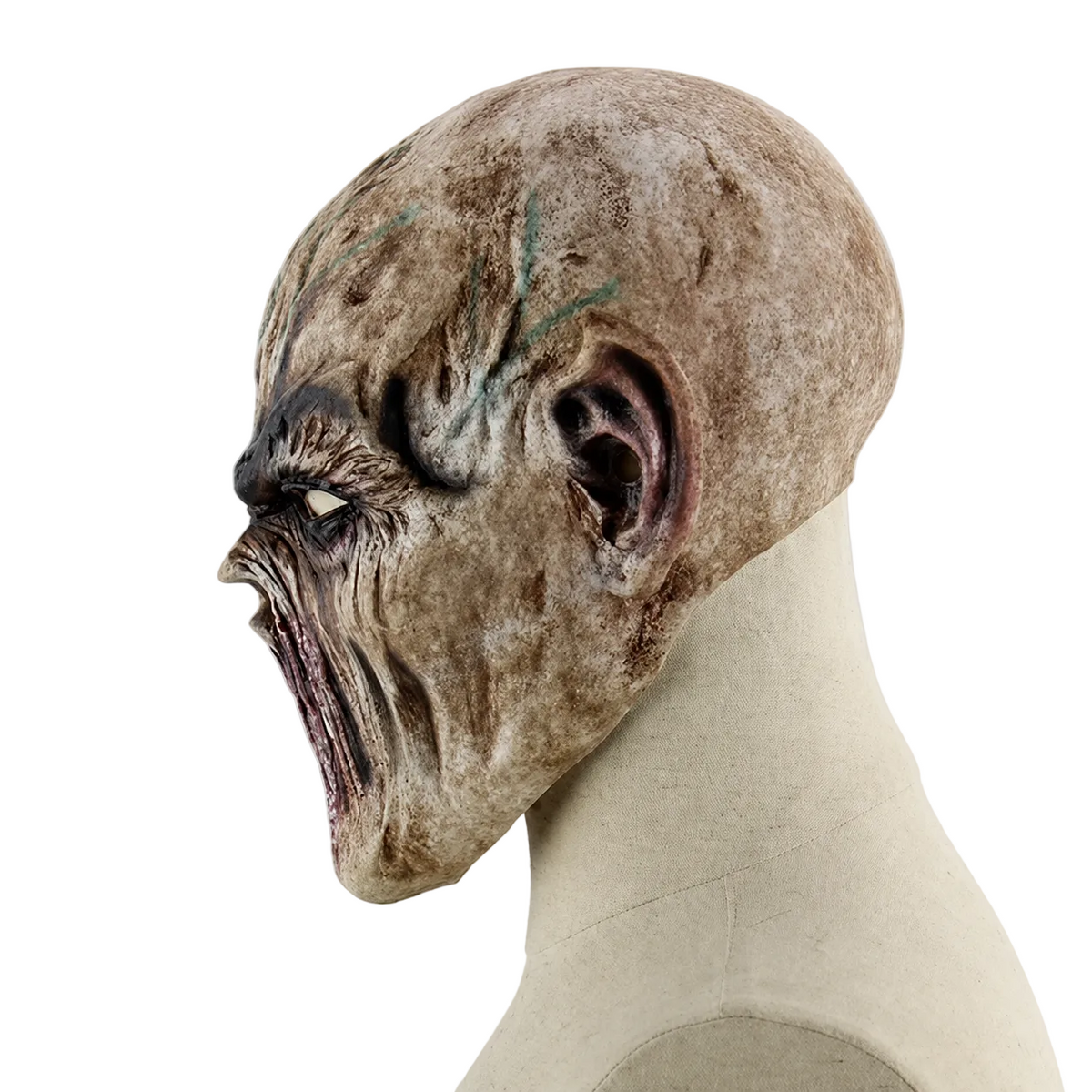 Voksen Monster Halloween Maske | Heldækkende Horror Design | Kostumetilbehør Til Karneval, Maskerade & Temafester | Vanero