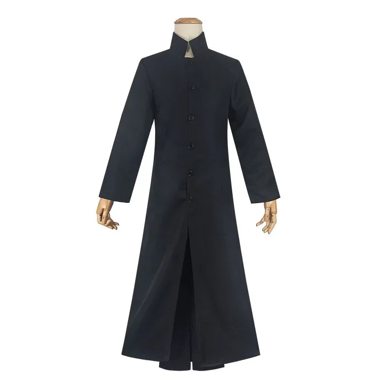 NightTrench | Sort Herre Trenchcoat Til Halloween & Cosplay | Vanero