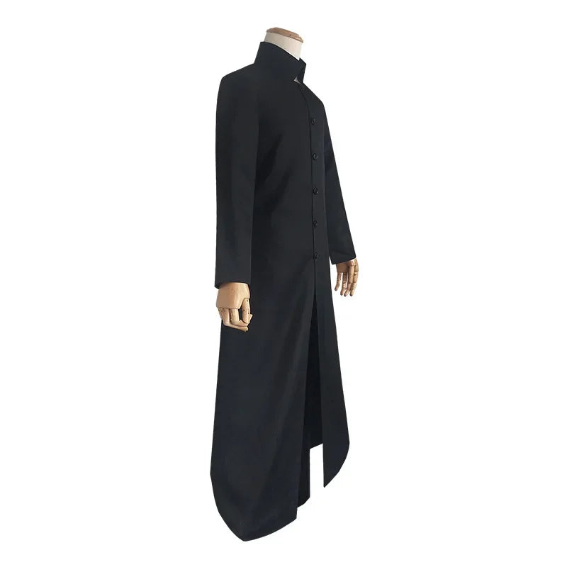 NightTrench | Sort Herre Trenchcoat Til Halloween & Cosplay | Vanero