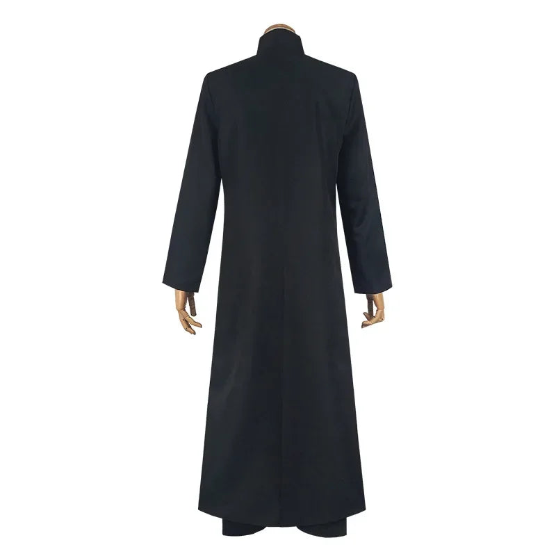 NightTrench | Sort Herre Trenchcoat Til Halloween & Cosplay | Vanero