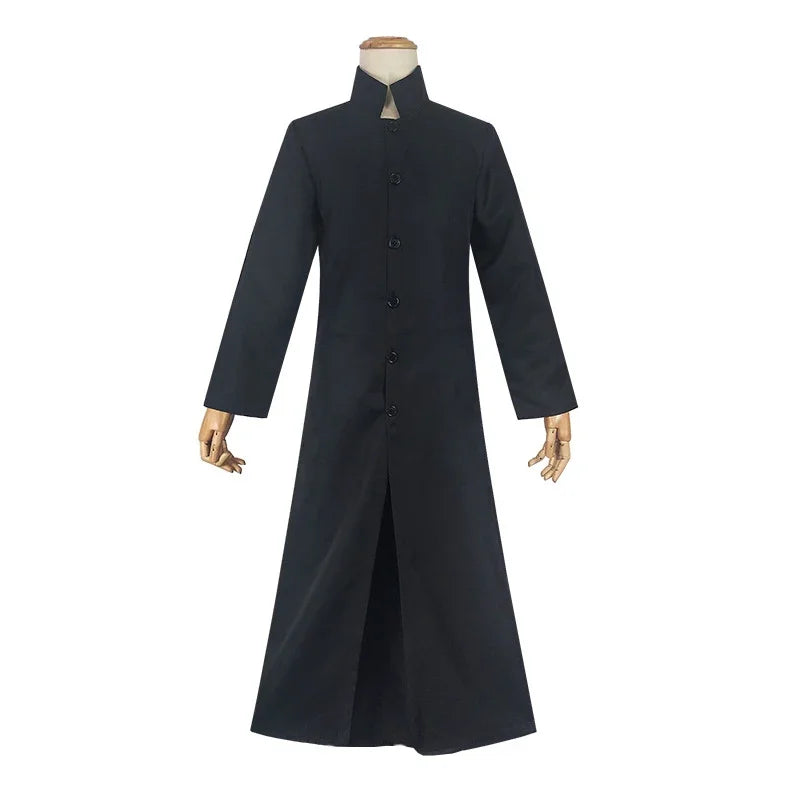 NightTrench | Sort Herre Trenchcoat Til Halloween & Cosplay | Vanero