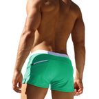 Herre Hurtigttørrende Badeshorts | Regular Fit Shorts Med Snøre Og Lommer | Strand Og Poolbrug | Vanero