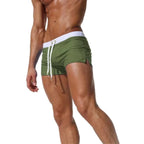 Herre Hurtigttørrende Badeshorts | Regular Fit Shorts Med Snøre Og Lommer | Strand Og Poolbrug | Vanero