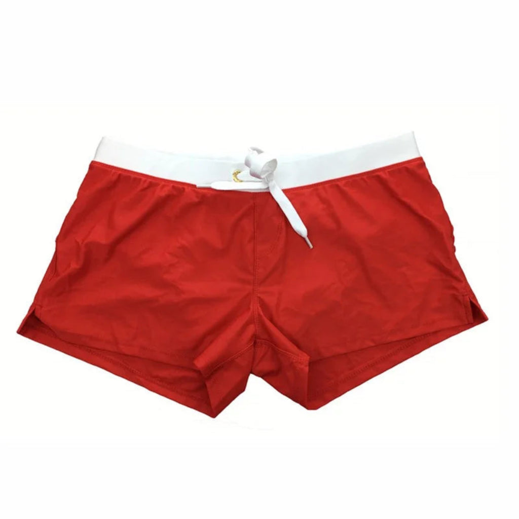 Herre Hurtigttørrende Badeshorts | Regular Fit Shorts Med Snøre Og Lommer | Strand Og Poolbrug | Vanero