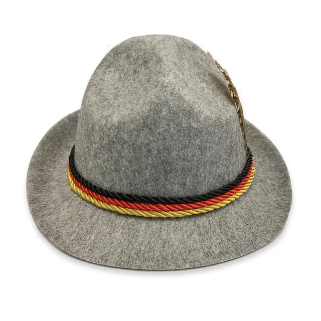 Herre Trachten Outfit Bomuldsblanding | Justerbar Pasform Traditionel Beklædning | Broderet Design Til Festivaler & Events | Vanero