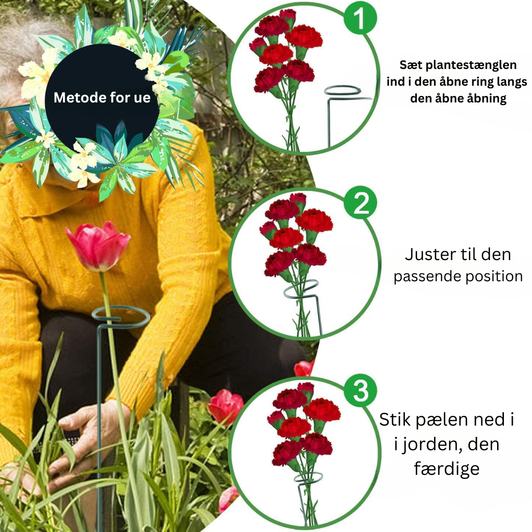 Plantestøttestav | Revolutionerende Planteunderstøttelsesstav Pålideligt Haveværktøj | Vanero
