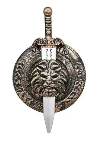 Knightoria | Middelaldersk Ridderkostume Sort-Guld Cosplay Til Herrer | Vanero