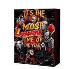 Adventskalender Med Gyserfigurer | 24 Minifigurer & Souvenirs | Halloween-Inspireret Nedtællingskalender | Vanero