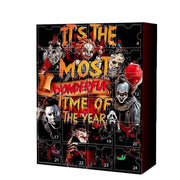 Adventskalender Med Gyserfigurer | 24 Minifigurer & Souvenirs | Halloween-Inspireret Nedtællingskalender | Vanero