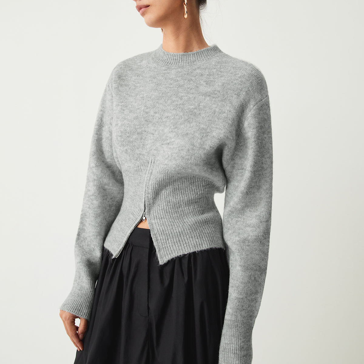 Dame Half-Zip Trøje | Blødt Stof & Afslappet Pasform | Højhalset Pullover Til Hverdagsbrug, Efterår & Vinter | Vanero