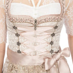 Dame Oktoberfest Kjole i Polyester | Traditionelt Outfit Med Forklæde & Bluse | Til Festival & Kulturarrangement | Vanero