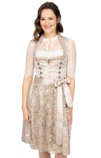 Dame Oktoberfest Kjole i Polyester | Traditionelt Outfit Med Forklæde & Bluse | Til Festival & Kulturarrangement | Vanero