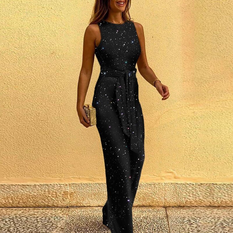 Stilla | elegante paillet jumpsuit til damer | vanero