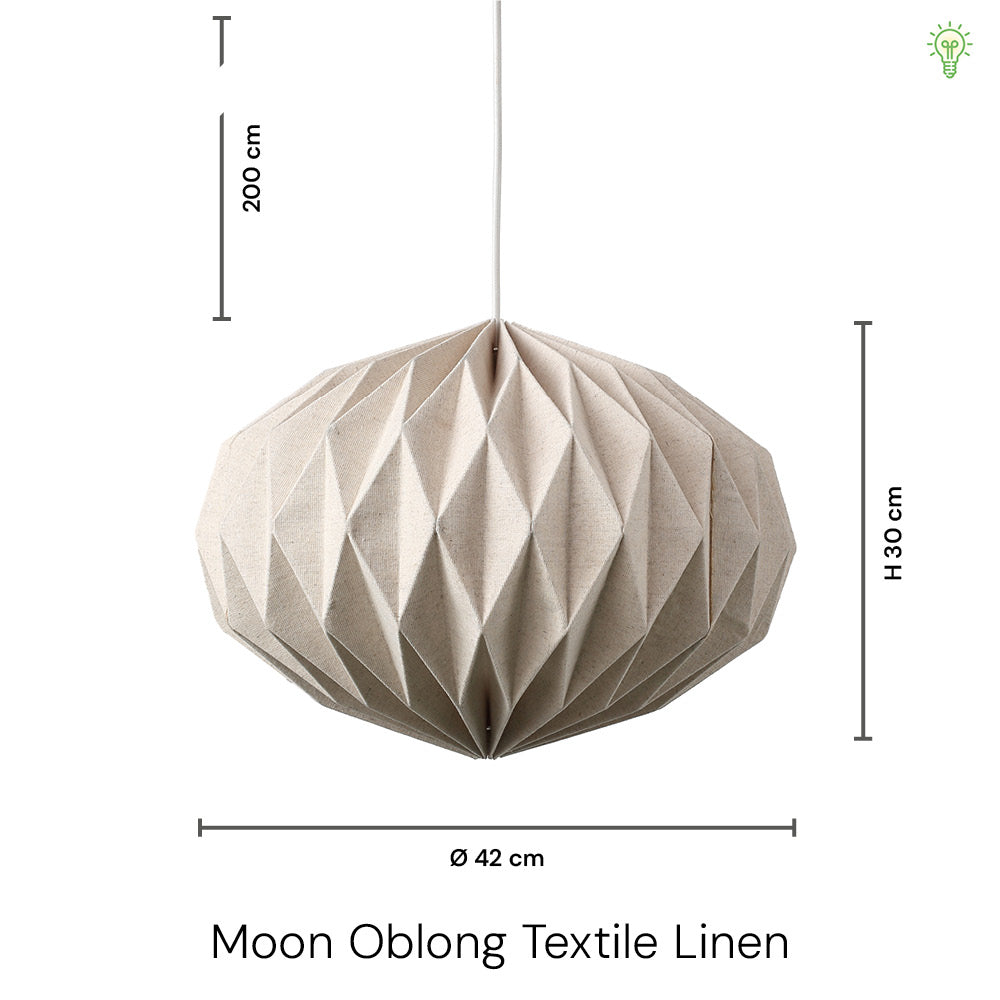 Moon Oblong | Textile Linen | Vanero
