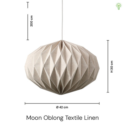 Moon Oblong | Textile Linen | Vanero