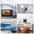 7-i-1 Stikdåse Med USB-Opladning | 3 AC-Udtag 3 USB-A & USB-C-Port | Overspændingsbeskyttelse Til Hjem & Kontor | Vanero