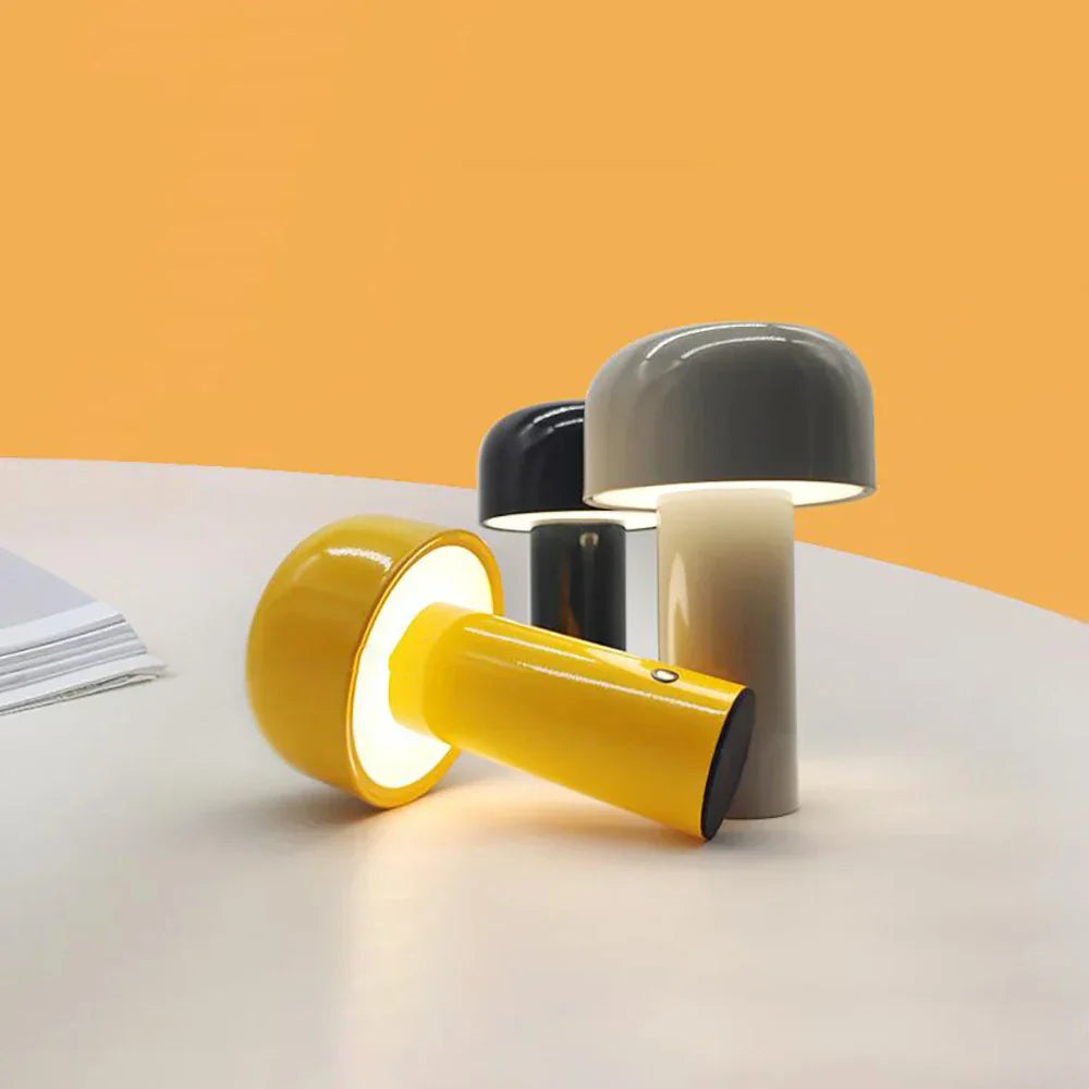 MushroomGlow l Bærbar lampe med USB l Vanero
