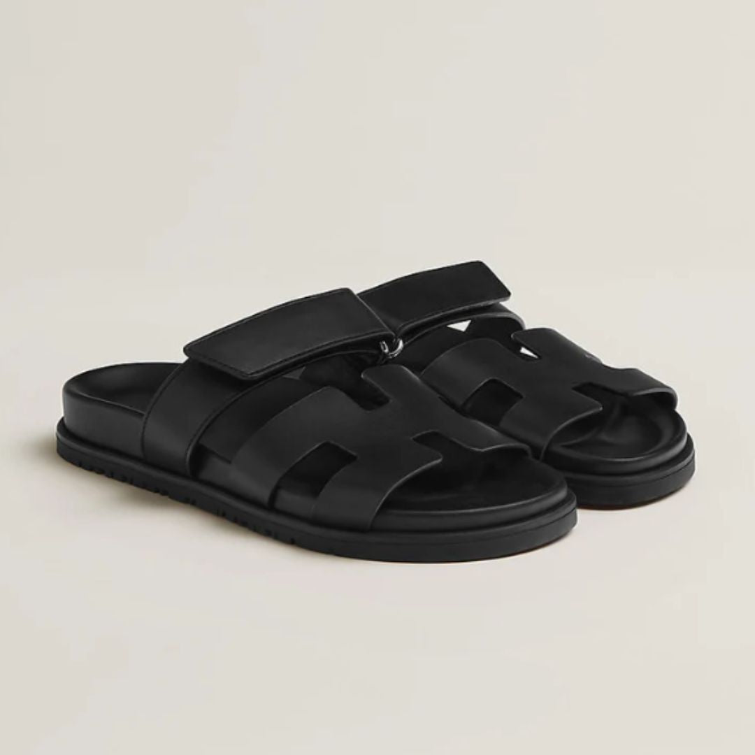 Dansk Titel Nuvia PU-Læder Sandaler | Åben Pasform Slip-On Fodtøj | Polstret Sål til Sommer- og Hverdagsbrug | Vanero