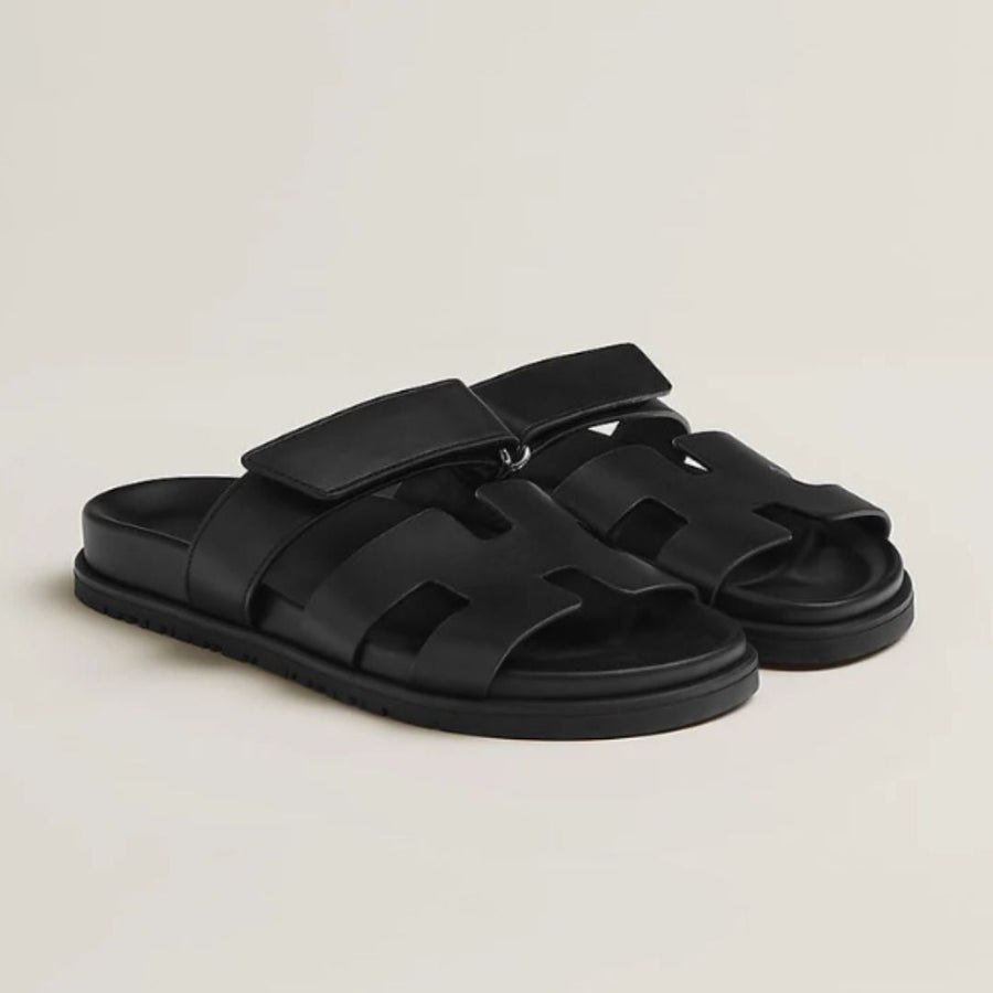 Dansk Titel Nuvia PU-Læder Sandaler | Åben Pasform Slip-On Fodtøj | Polstret Sål til Sommer- og Hverdagsbrug | Vanero