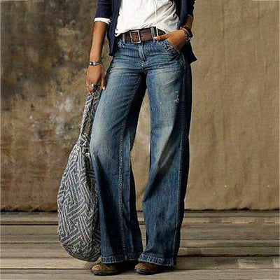 Sofie l Baggy Afslappet Denim Jeans l Vanero