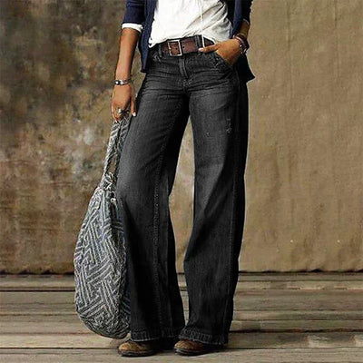 Sofie l Baggy Afslappet Denim Jeans l Vanero