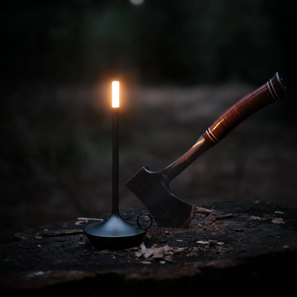 LED Skrivebordslampe Metal | Genopladelig Lampe med Touch-Betjening | Justerbar Indendørs Arbejdsbelysning | Vanero