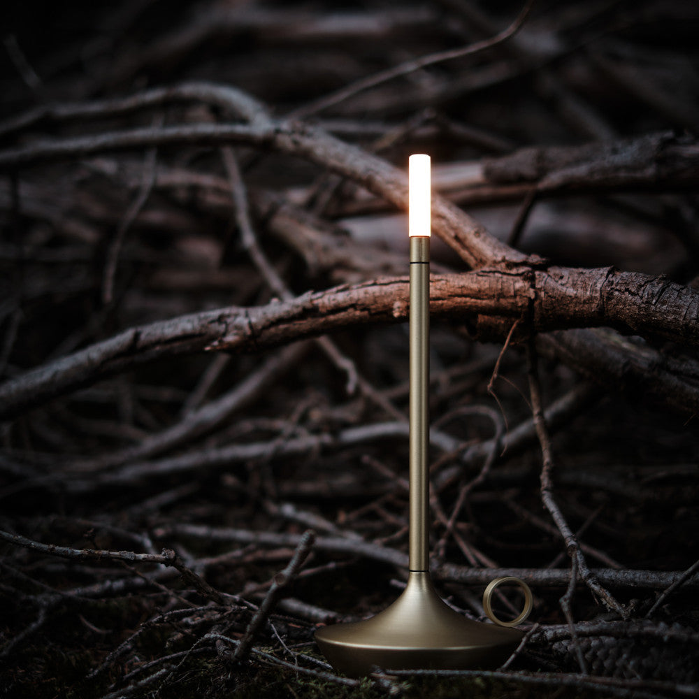 LED Skrivebordslampe Metal | Genopladelig Lampe med Touch-Betjening | Justerbar Indendørs Arbejdsbelysning | Vanero
