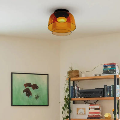 Nordisk Designer | Kreativ Personlighed Middelalderlig Glas Loftlampe | Vanero
